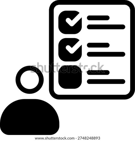 Employee Survey Colorful Vector Icon Design Symbol Design Symbol
