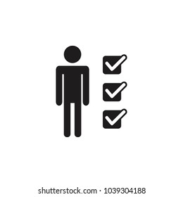 employee talent marks icon. Detailed icon of head hunting and employee icon. Premium quality graphic design. One of the collection icon for websites, web design, mobile app on white background