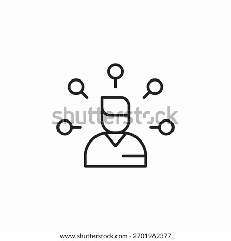 employee tasks icon sign vector