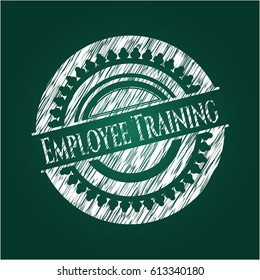 Employee Training chalkboard emblem