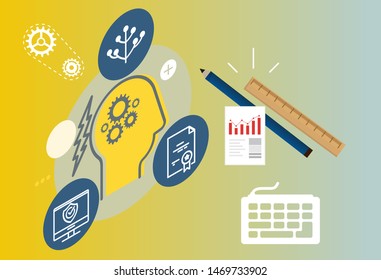 Employee Training and Development - Illustration - Illustration as EPS 10 File