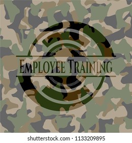 Employee Training on camo pattern