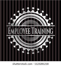 Employee Training silver shiny badge