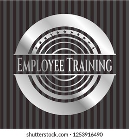 Employee Training silvery shiny badge