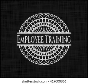 Employee Training written with chalkboard texture