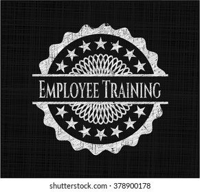 Employee Training written on a blackboard