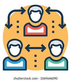 
Employee Turnover Vector illustration, hiring and firing concept
