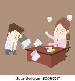 The employee undergoing harassment, power harassment