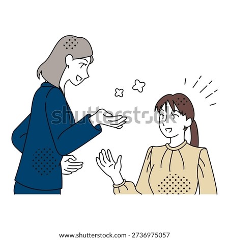 Employee Understanding Explanation During Manager Communication Illustration