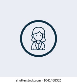 Employee vector icon
