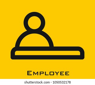 Employee vector icon