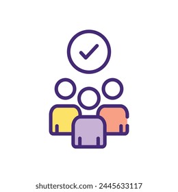 Employee vector icon design vector illustration