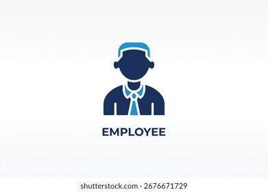 EMPLOYEE Vektor, Symbol oder Logo-Zeichen einzelne Symbolgrafik