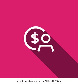 Employee wages icon