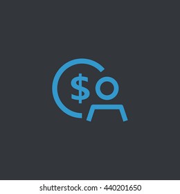 Employee wages icon