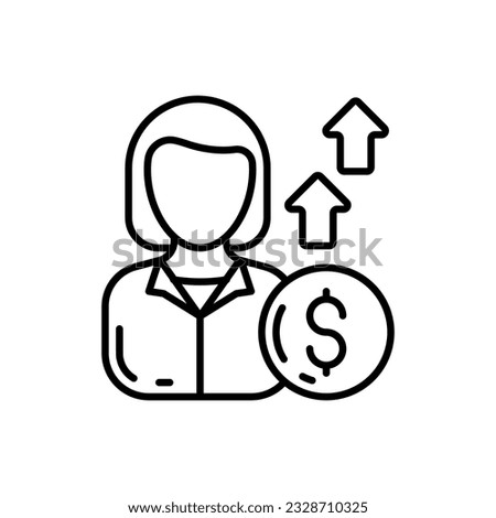 Employee Wages icon in vector. Illustration