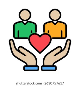 Employee Wellbeing Icon Element for Design