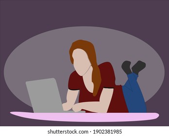 un empleado que trabaja desde casa mientras se relaja