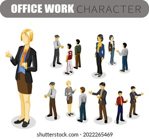 Employee Worker Character 11 Vectors 