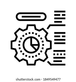 employee working process line icon vector. employee working process sign. isolated contour symbol black illustration