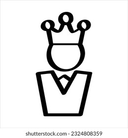 Employee of the year hand-drawn vector icon
