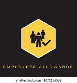 Employees Allowance Icon