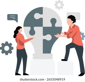 Los empleados resolvieron conjuntamente problemas de marketing, intercambiaron ideas, analizaron datos y discutieron estrategias.