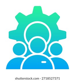 Elemento de icono de empleados para diseño