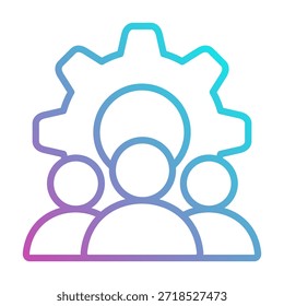 Elemento de icono de empleados para diseño