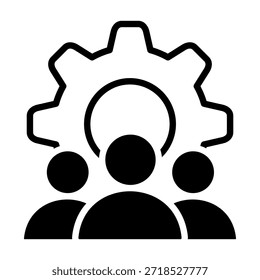 Elemento de icono de empleados para diseño