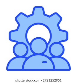 Elemento de icono de empleados para diseño