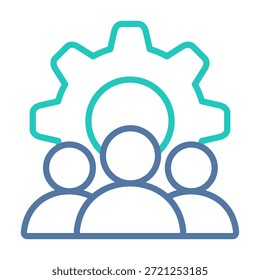 Elemento de icono de empleados para diseño