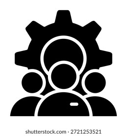 Elemento de icono de empleados para diseño