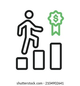 Employees Motivation icon vector image. Can also be used for HR. Suitable for mobile apps, web apps and print media.
