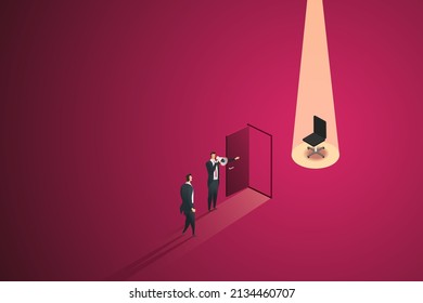 Employees are promoted or offered new positions. human resource management new employee job search. isometric vector illustration.