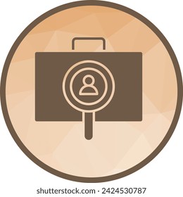 Mitarbeiter Suche Symbol Vektor-Bild. Geeignet für mobile Applikationen, Webanwendungen und Printmedien.