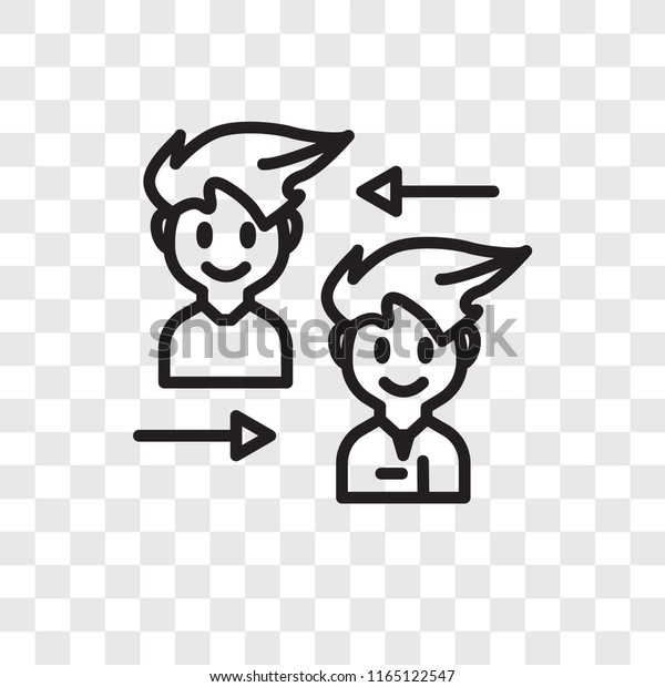 employees vector icon isolated on transparent stock vector royalty free 1165122547 shutterstock