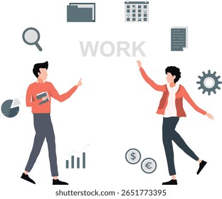 The employees were thoroughly enjoying their work, displaying enthusiasm and satisfaction.