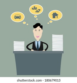 Employees work hard to succeed.