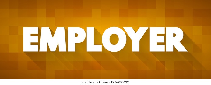 Employer text quote, business concept background