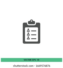 Employment Checkboad icon symbol Design element vector eps 10