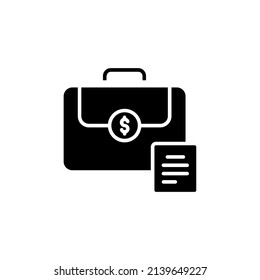 Employment History icon in vector. logotype
