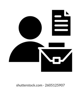 Employment Icon Element for Design