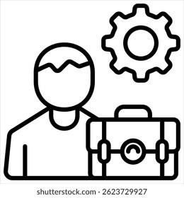 Elemento De Ícone De Emprego Para Design