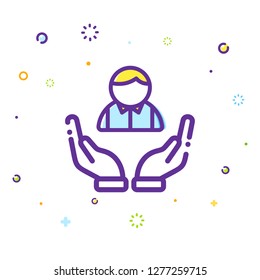 Employment Icon Illustration