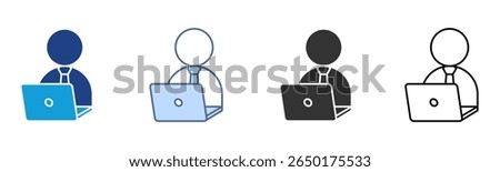 Employment Icon Set Multiple Style Collection