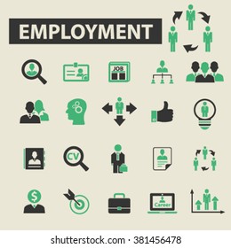 employment icons