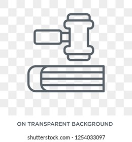 employment law icon. Trendy flat vector employment law icon on transparent background from law and justice collection. High quality filled employment law symbol use for web and mobile