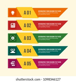Employment related information in infographic