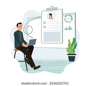 Employment services. Recruitment agencies view candidate resumes online.